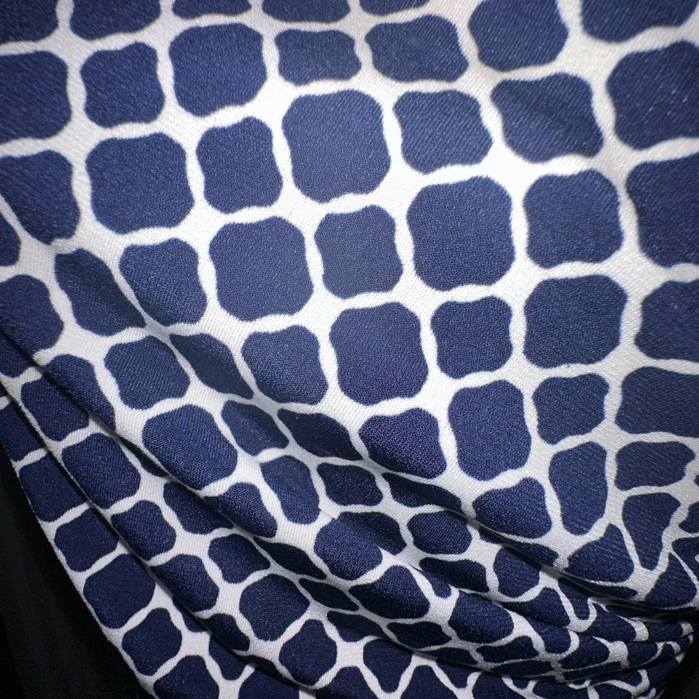 New - Enfocus Studio Blue Dress | Color: Blue/White | Size: 14 - Picture 12 of 13